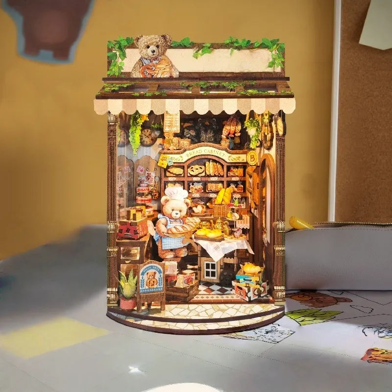 Kit de Book Nook de Panadería de Osos