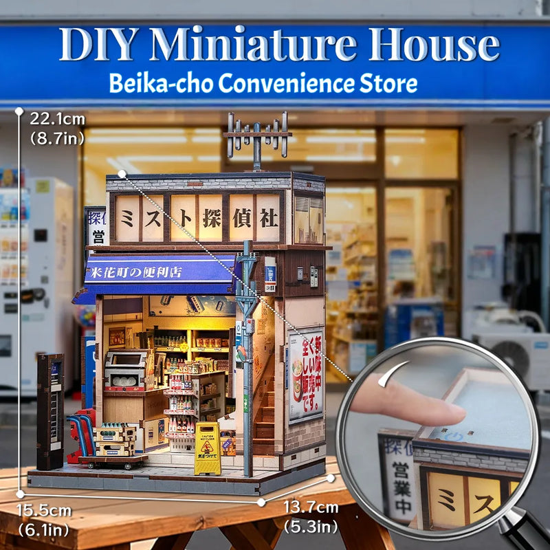 Kit de Book Nook de tienda de conveniencia Beika-cho