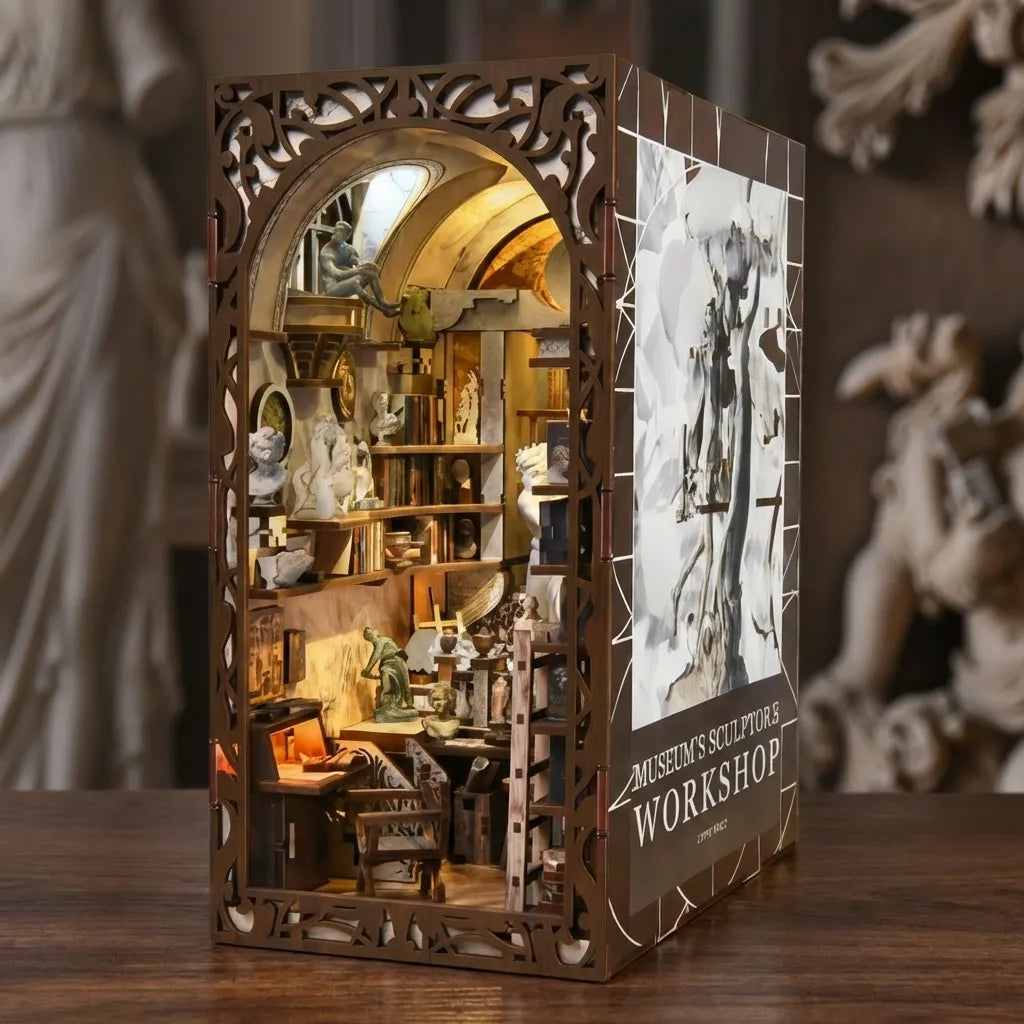 Kit de Book Nook del taller de escultura de Bernini