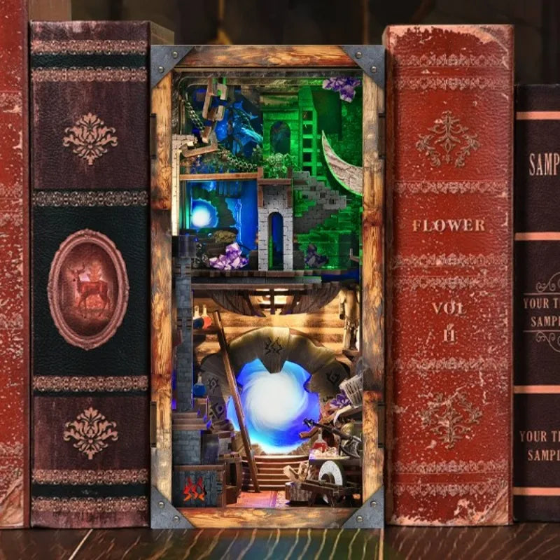 Kit de Book Nook de Espada y Libro de Magia
