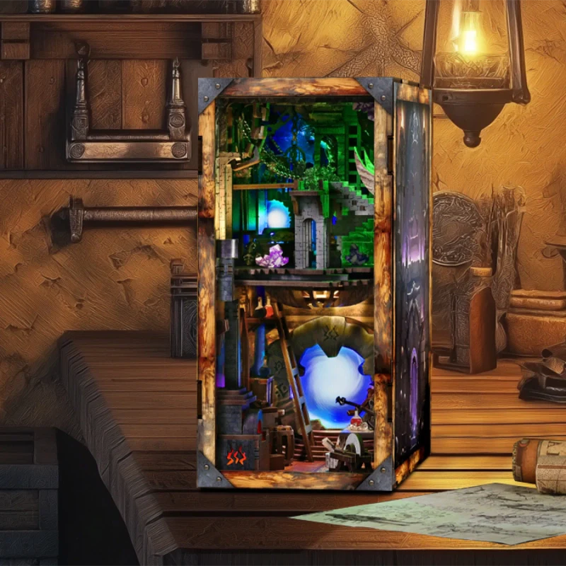Kit de Book Nook de Espada y Libro de Magia