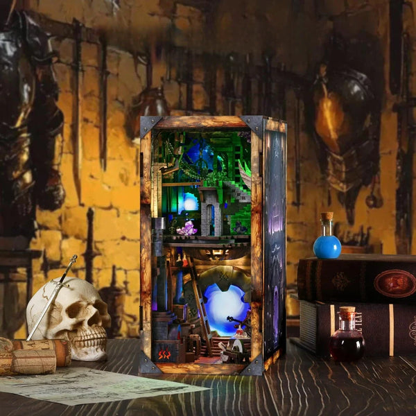 Kit de Book Nook de Espada y Libro de Magia