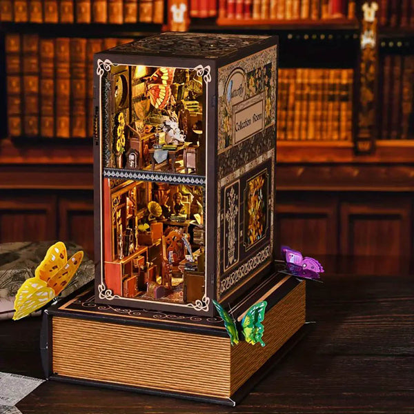 Kit de Book Nook para habitación de colección de mariposas