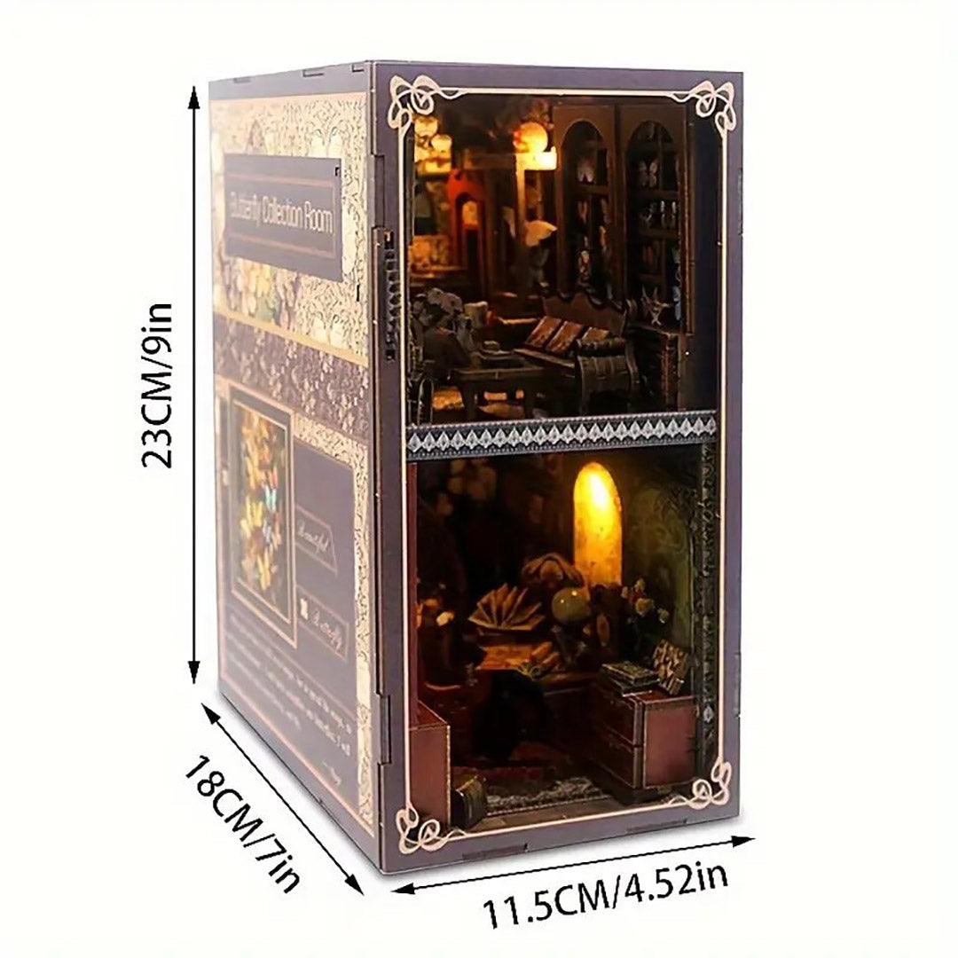 Kit de Book Nook para habitación de colección de mariposas