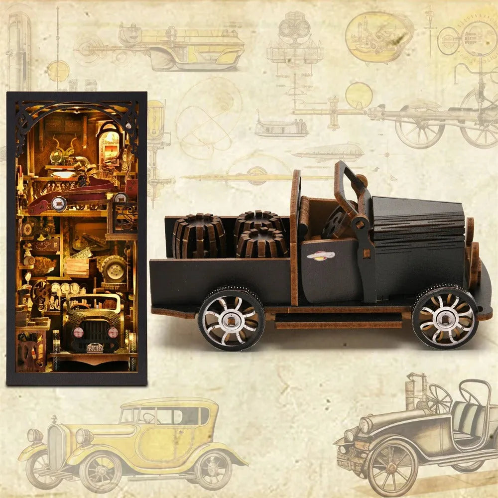Kit de Book Nook de Carreras de Coches