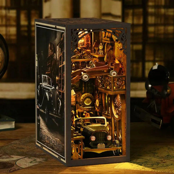 Kit de Book Nook de Carreras de Coches
