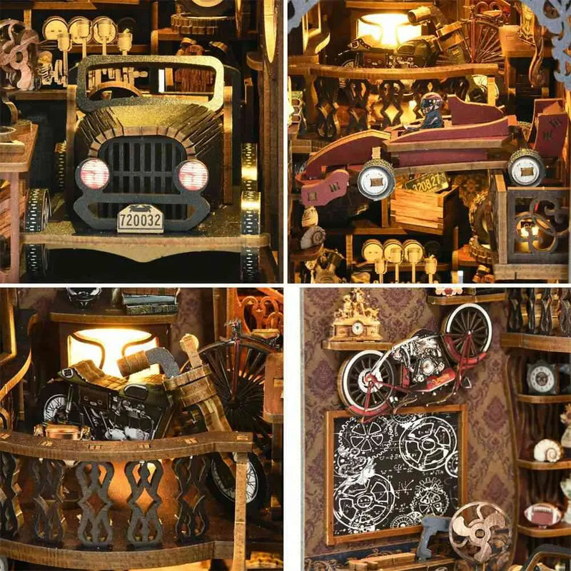 Kit de Book Nook de Carreras de Coches