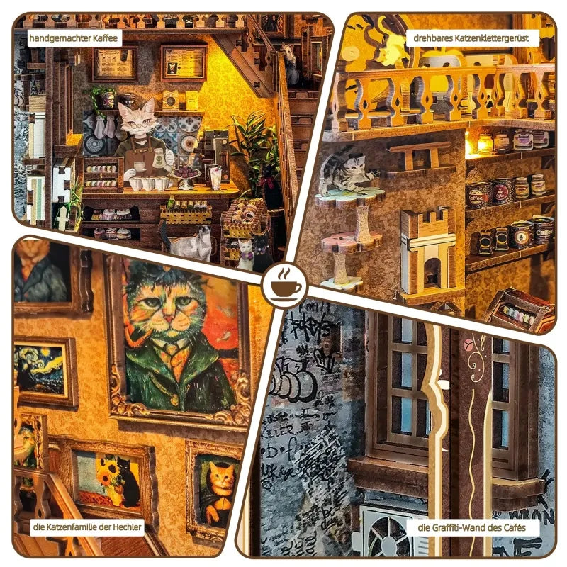 Book Nook - Café de Gatos Sueños de Caramelo