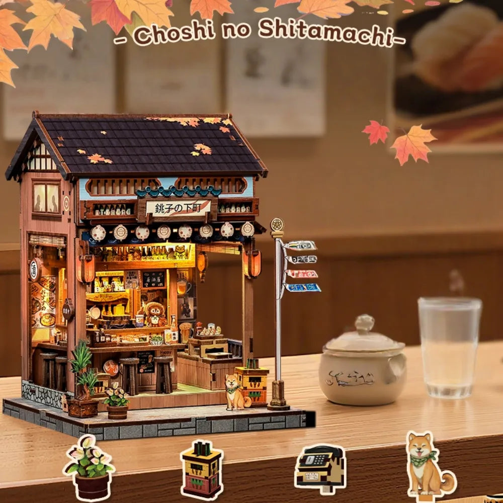 Kit de Book Nook Choshi no Shitamachi