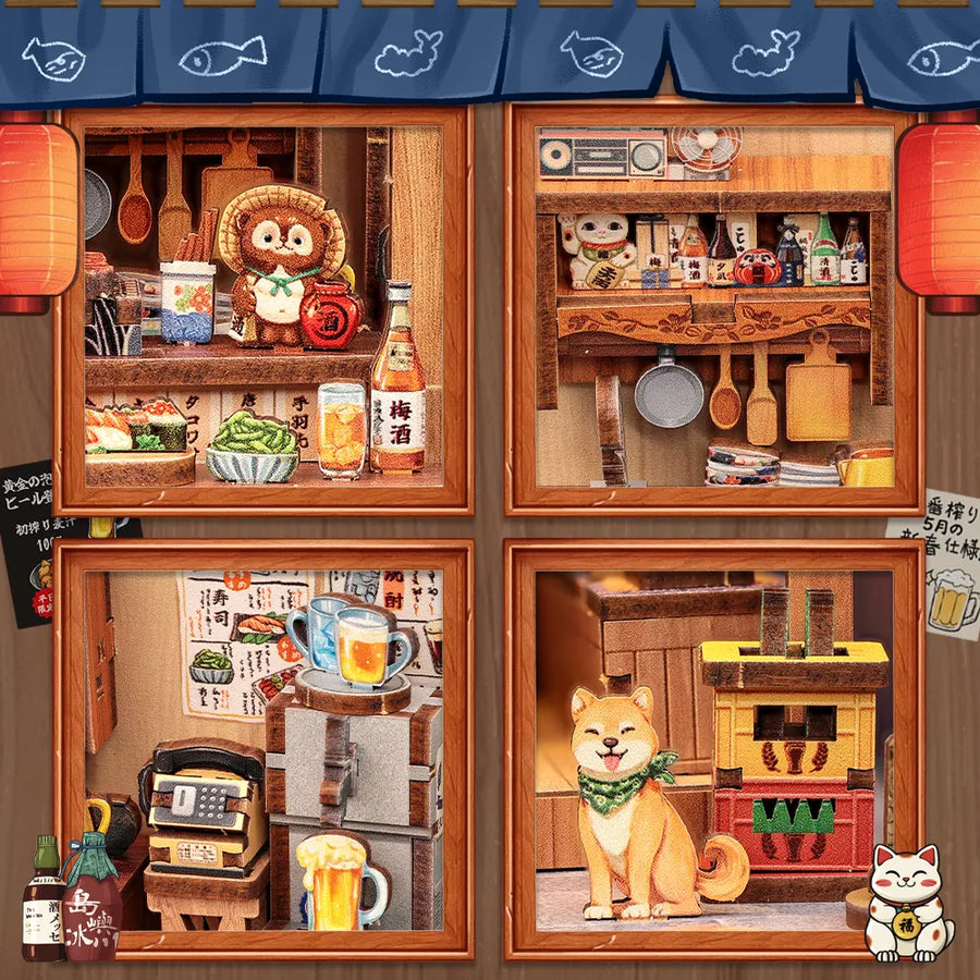 A Traditional Izakaya Alley on Your Shelf