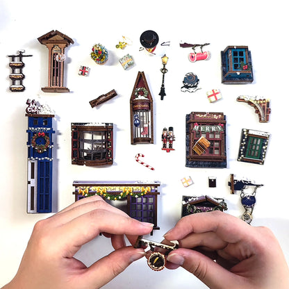 Book Nook - Noche Nevada de Navidad