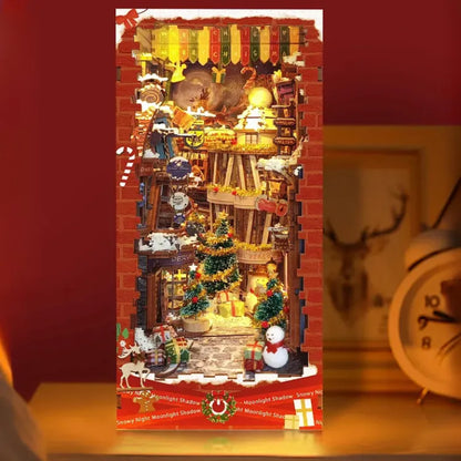 Book Nook - Noche Nevada de Navidad