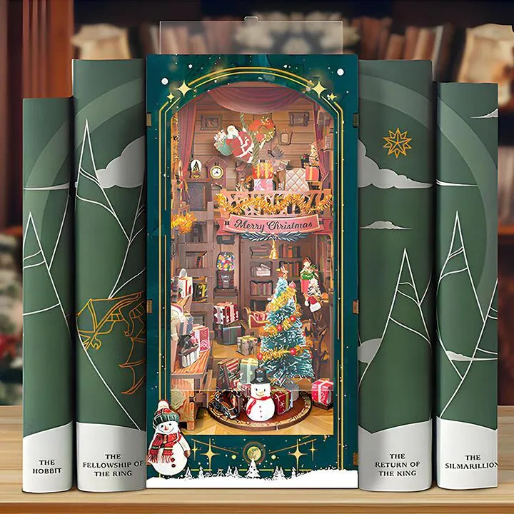 Kit de Book Nook de Cabaña Navideña Jingle