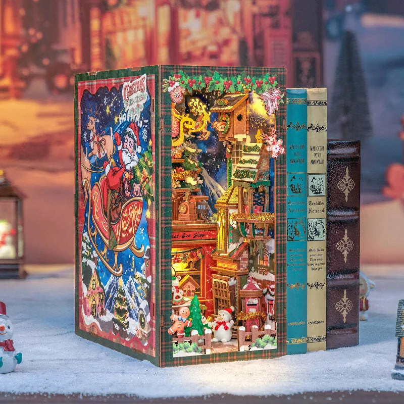 Book Nook - Tienda de Deseos Navideños | Diorama Navideño
