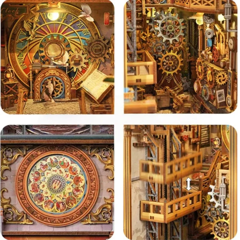 Kit de Book Nook de Torre del Reloj
