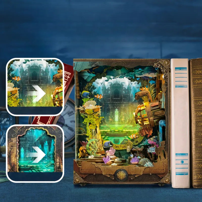 Kit de Book Nook Descubre Atlántida