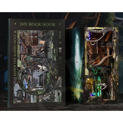 Book Nook - Por la Madriguera del Conejo Alicia en el País de las Maravillas