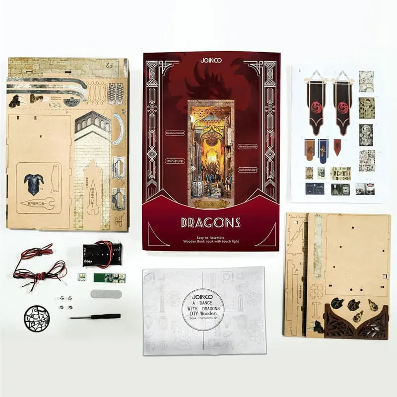 Kit de Book Nook Castillo del Dragón