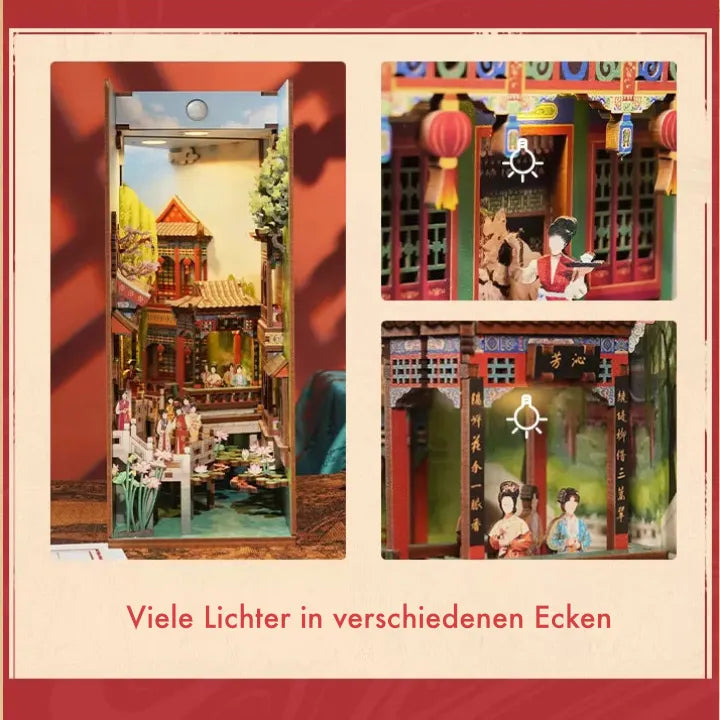 Book Nook - Sueño de Mansiones Rojas