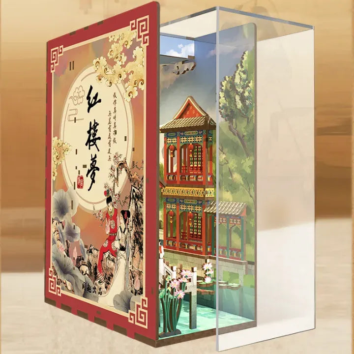 Book Nook - Sueño de Mansiones Rojas