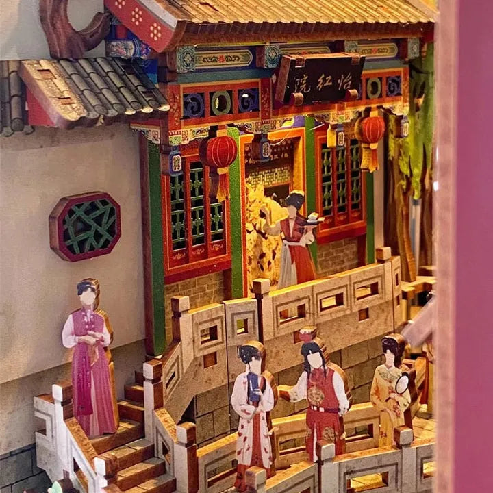 Book Nook - Sueño de Mansiones Rojas