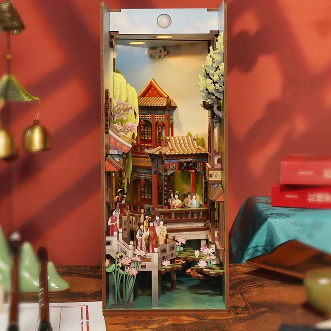 Kit de Book Nook «Sueño de las mansiones rojas»