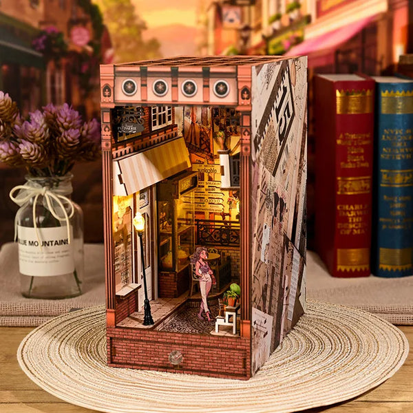 Kit de Book Nook Flores Europeas