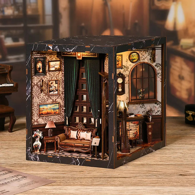 Kit de Book Nook de la Caja de Melodías Europea