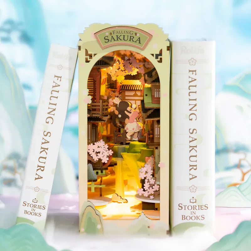 Kit de Book Nook Sakura en flor