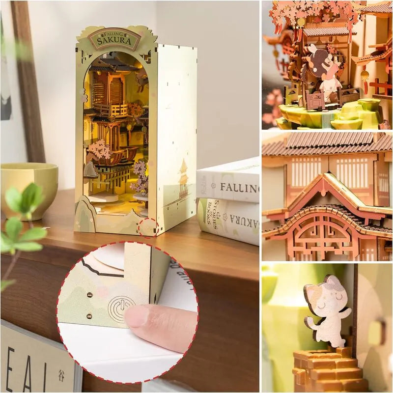 Kit de Book Nook Sakura en flor