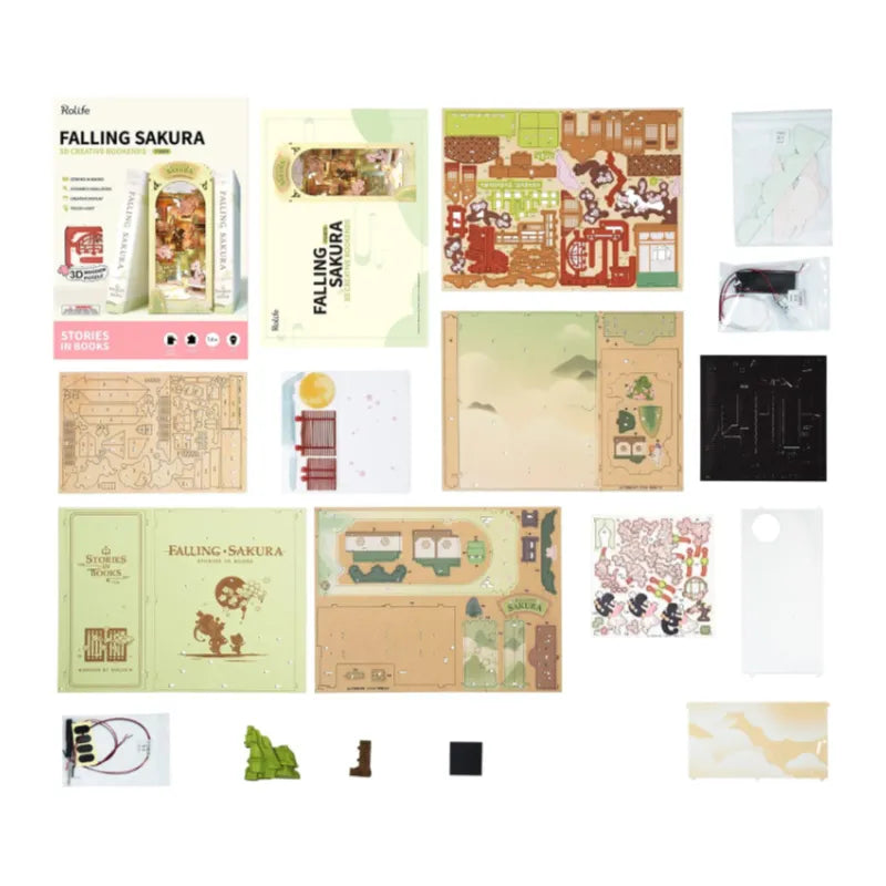 Kit de Book Nook Sakura en flor