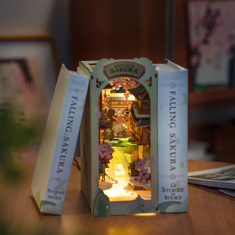 Kit de Book Nook Sakura en flor