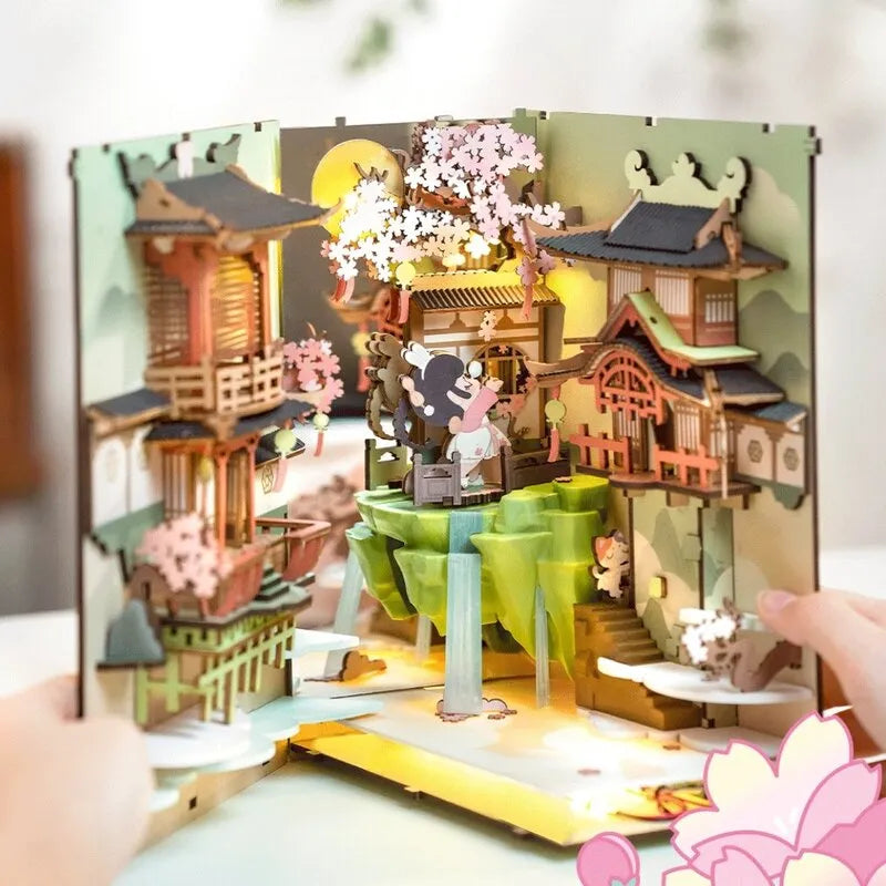 Kit de Book Nook Sakura en flor