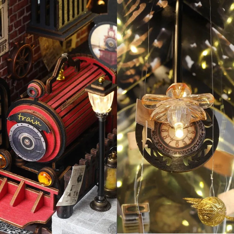 Book Nook - Plataforma de Tren Fantasía