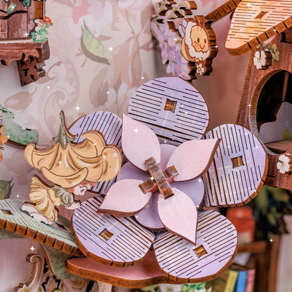 Book Nook - Concierto en el Bosque de Flores