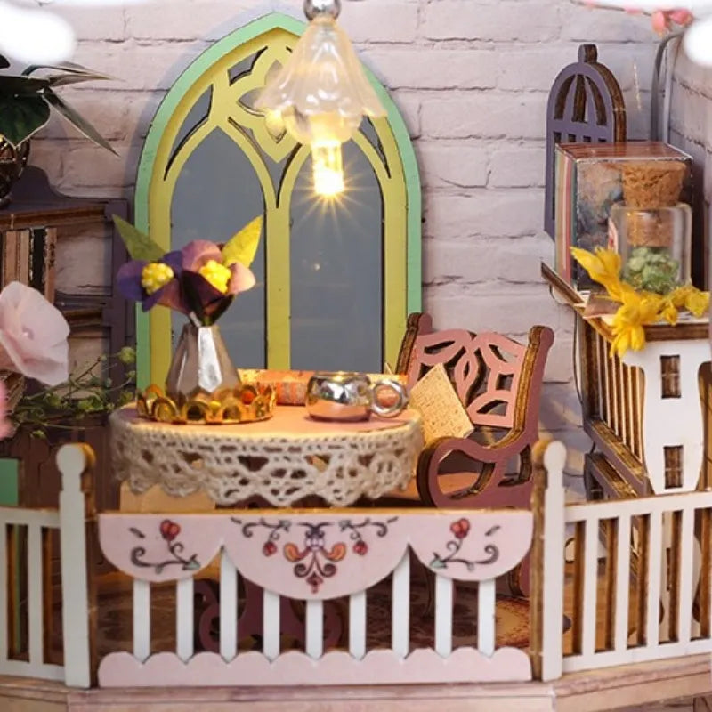 Kit de Book Nook Casa de Flores