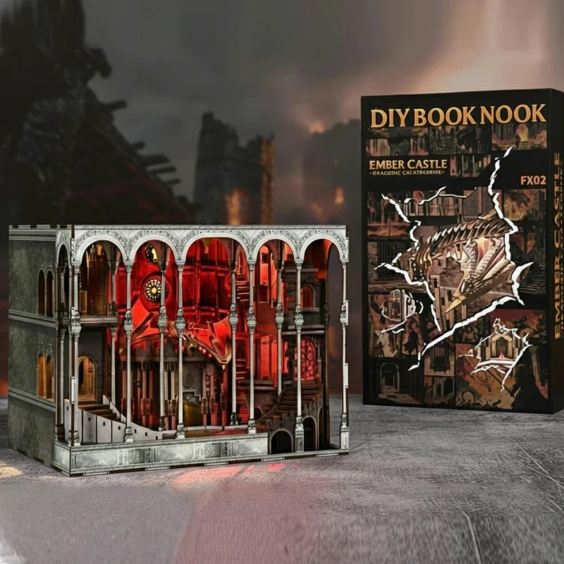 Kit de Book Nook Castillo de Ceniza