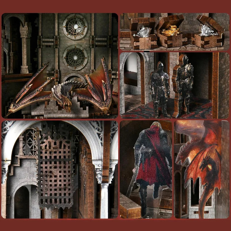Kit de Book Nook Castillo de Ceniza