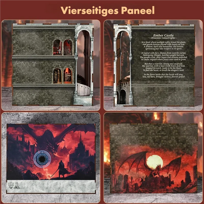 Book Nook Fourth Wing - Castillo Ember