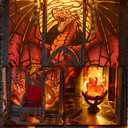 Book Nook Fourth Wing - Espiral del Wyrm