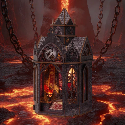 Book Nook Fourth Wing - Espiral del Wyrm