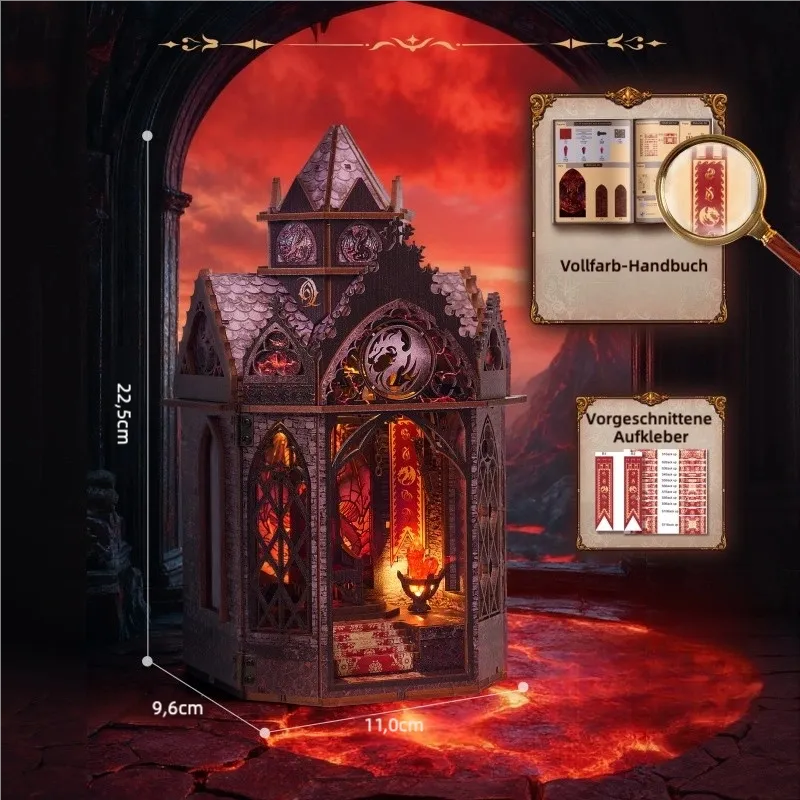 Book Nook Fourth Wing - Espiral del Wyrm