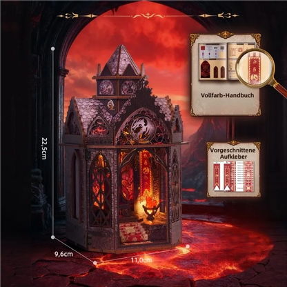 Book Nook Fourth Wing - Espiral del Wyrm