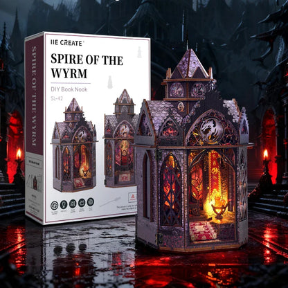 Book Nook Fourth Wing - Espiral del Wyrm