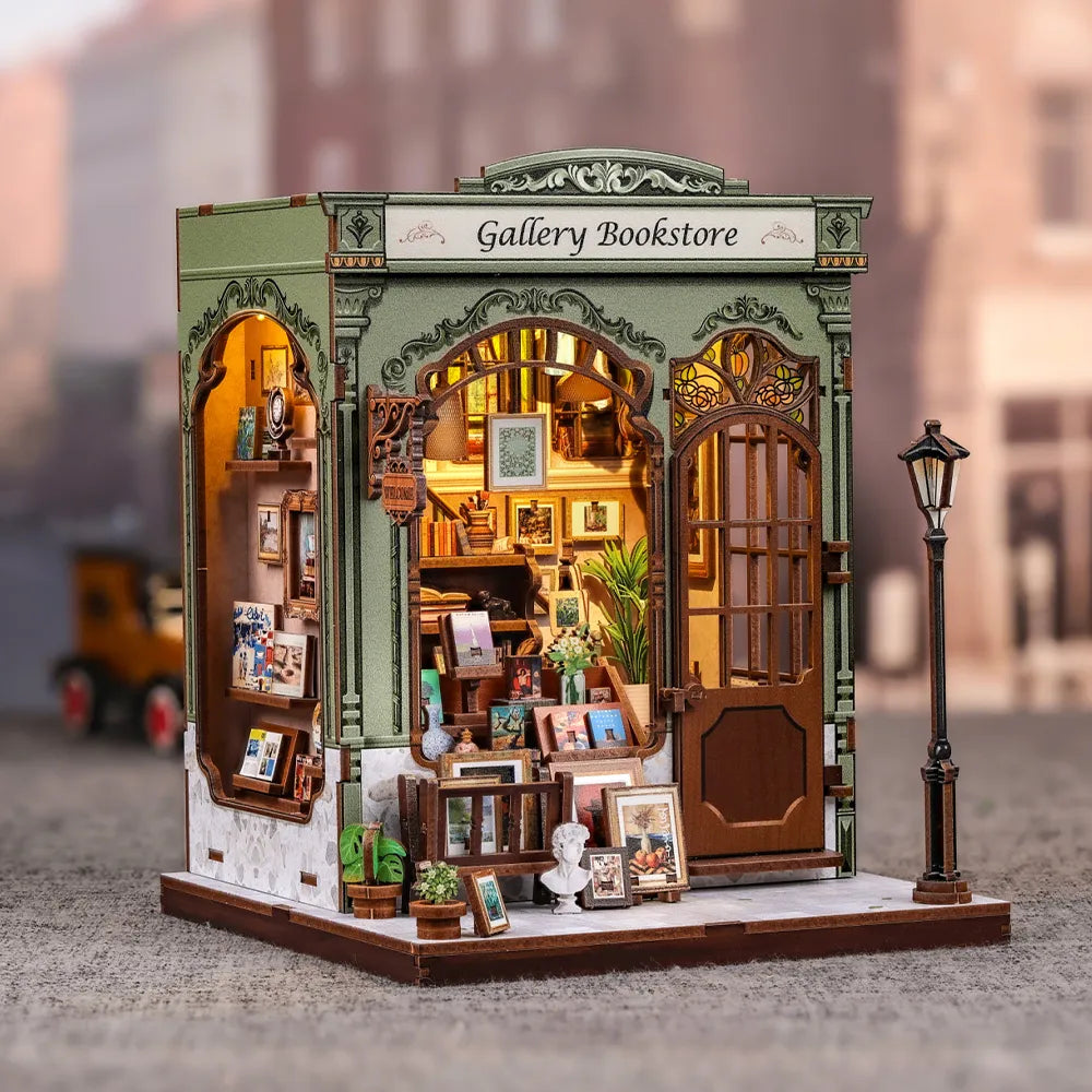 Kit de Book Nook de Librería Gallery