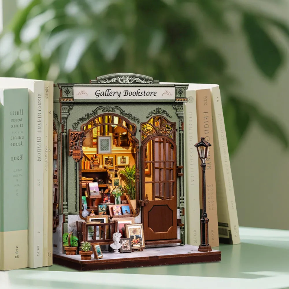 Kit de Book Nook de Librería Gallery