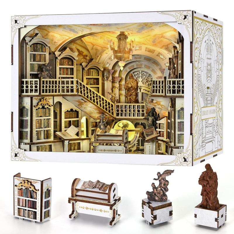 Kit de Book Nook «Biblioteca de los dioses» de Max