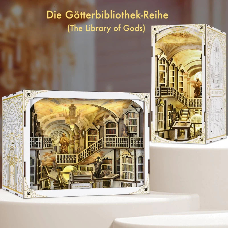 Kit de Book Nook «Biblioteca de los dioses» de Max