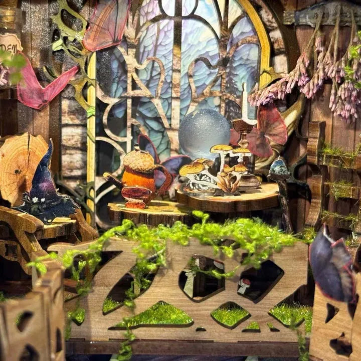 Kit de Book Nook de Bosque Encantado Verde