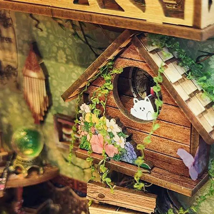 Kit de Book Nook de Bosque Encantado Verde